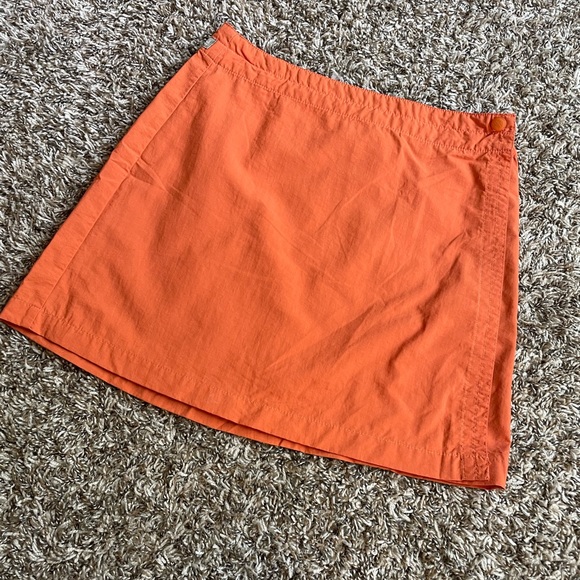 Columbia orange nylon shorts skort - Picture 5 of 12